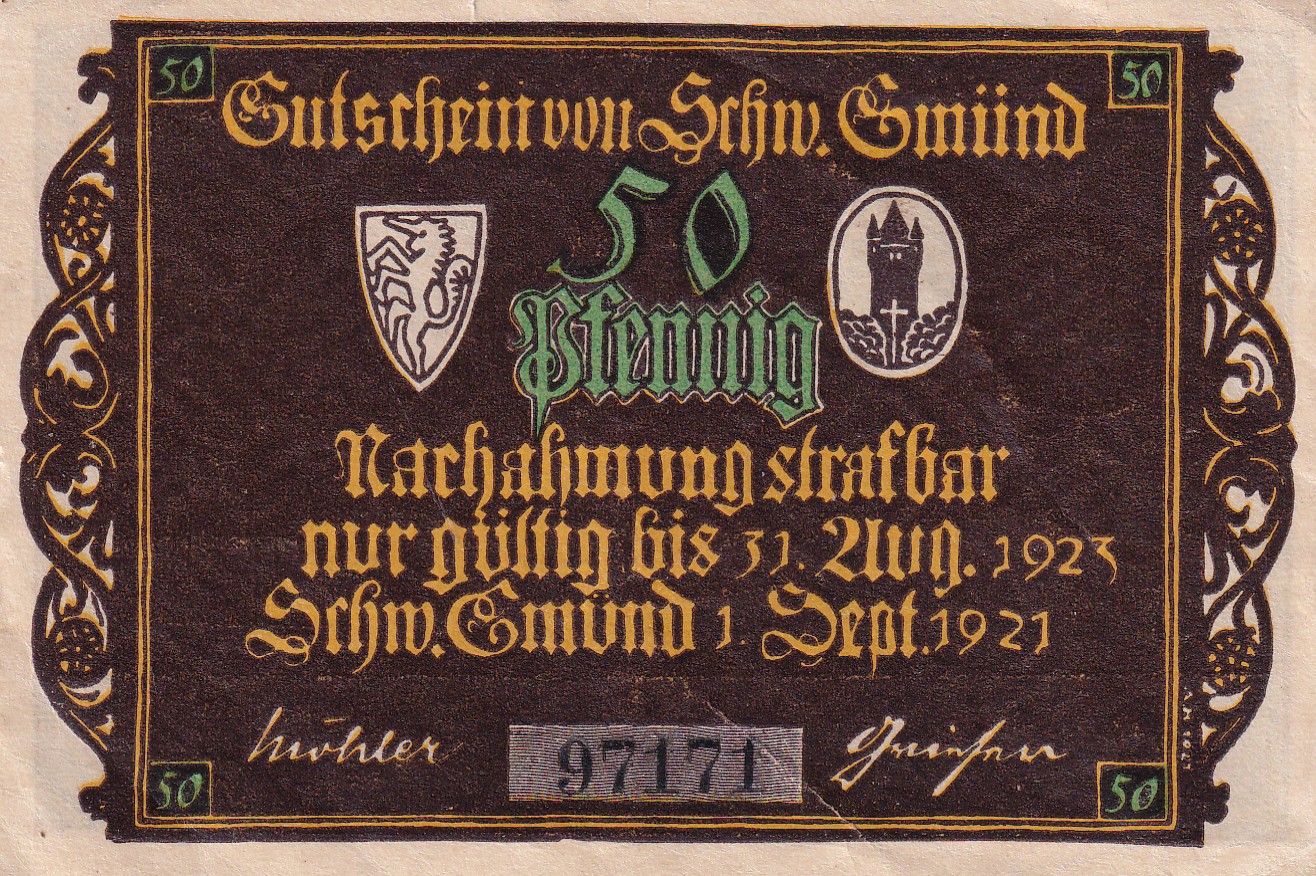 Germany, 50 Pfennigs Series Rare Note Lowest Price