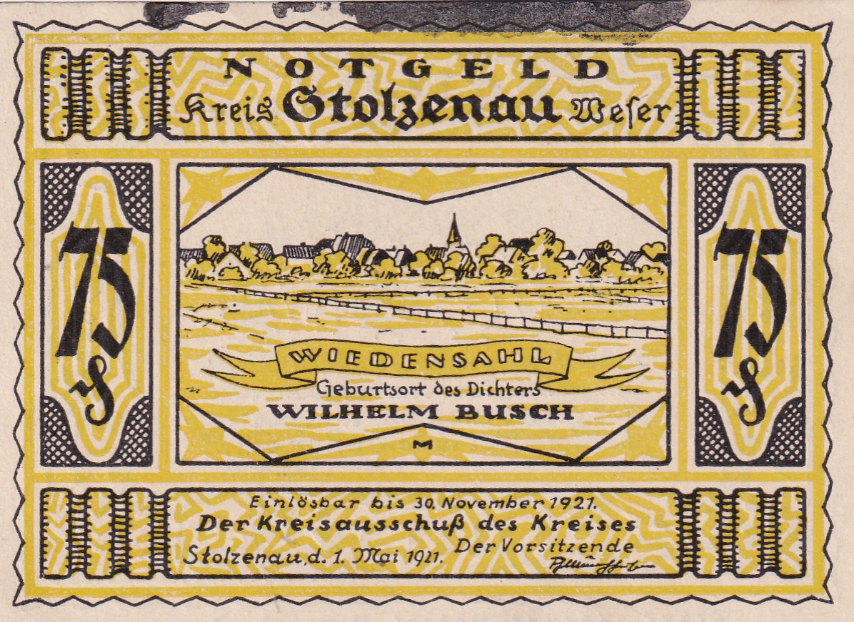 Germany, 75 Pfennigs Series Rare Note Lowest Price