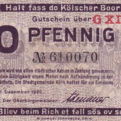 Germany, 50 Pfennigs Series Rare Note Lowest Price