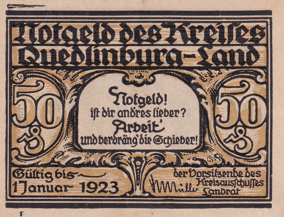 Germany, 50 Pfennigs Series Rare Note Lowest Price