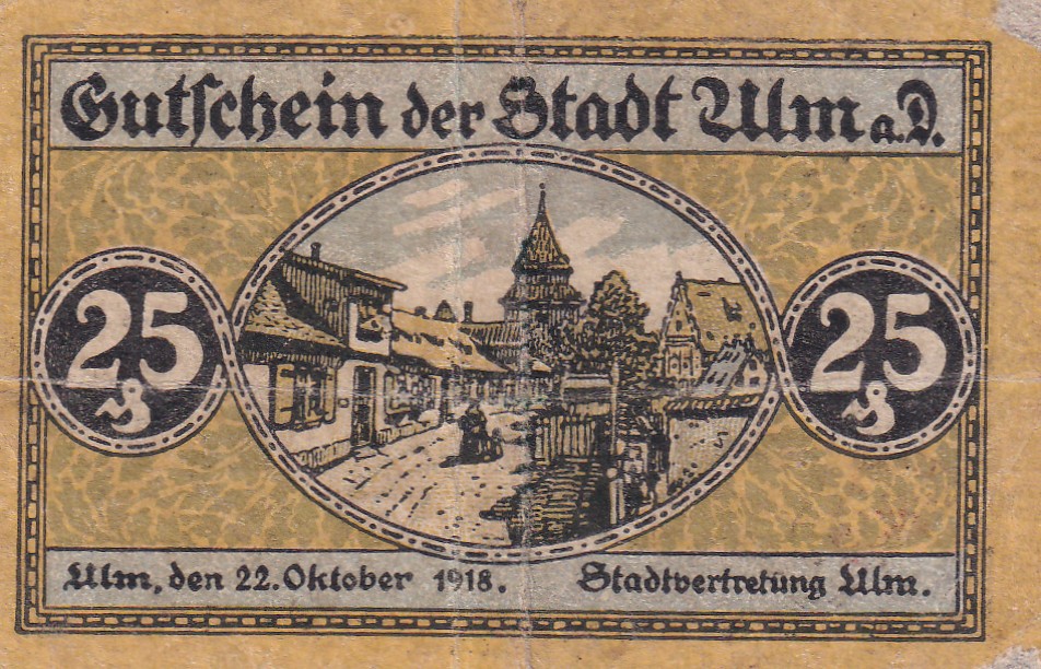 Germany, 25 Pfennigs Series Rare Note Lowest Price