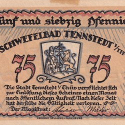 Germany, 75 Pfennigs Series Rare Note Lowest Price