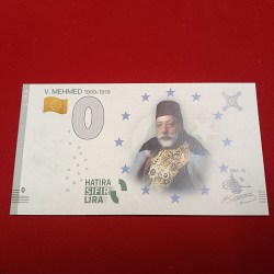 Europe 0 Hatira Sifir Lira Turkey V Mehmed Sira 35 1909-1918 Issue Rare Limited and Gem UNC Condition