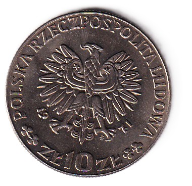 Poland 10 Zlotys (FAO) 1971 Gem Unc Commemorative Coin #J-41