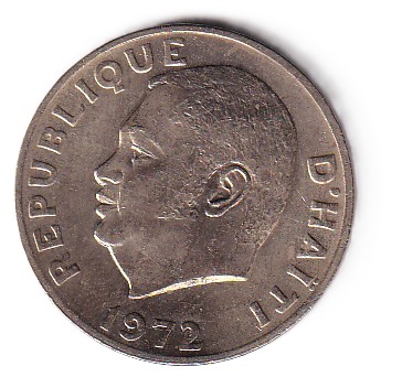 Haiti 20 Centimes 1972 FAO Gem Unc Commemorative Coin #J-42