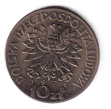 Poland 10 Zlotys 1971 FAO Gem Unc Commemorative Coin #J-45
