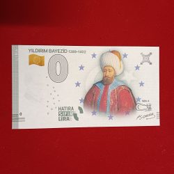 Europe 0 Hatira Sifir Lira Turkey Yildirim Bayezid 1389-1402 Sira 4 Rare Limited Isuue and Gem UNC Condition