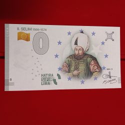 Europe 0 Hatira Sifir Lira Turkey Selim 1566-1574 Sira 11 Rare Limited Isuue and Gem UNC Condition