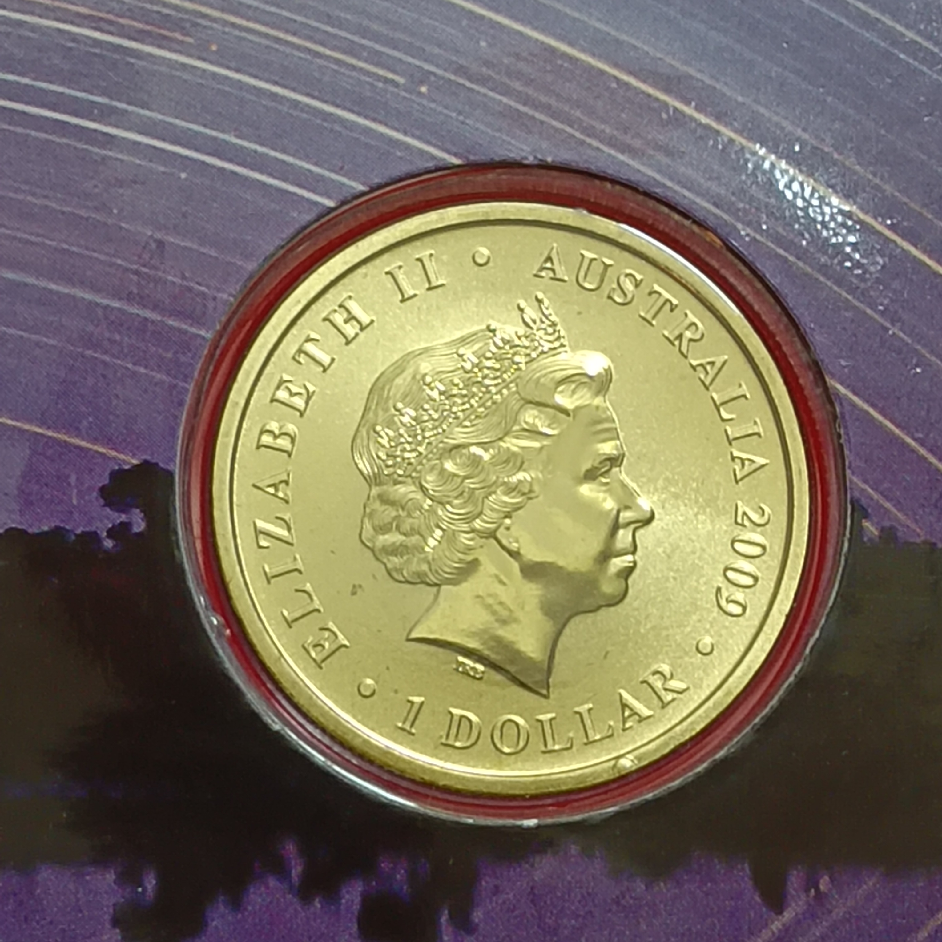 Ex Rare Australia 2009 'Stargazing the Southern Skies' $1 Uncirculated Proof Coin issued for the International Year of Astronomy Australian Mint