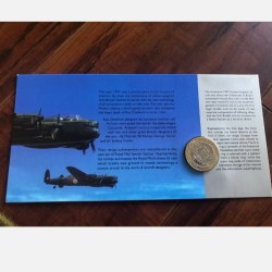 Ex Rare Two Pounds Proof Coin issued Royal Mint "Flights of Genius" Concord Aviation Year 1997 United Kingdom £2 coin
