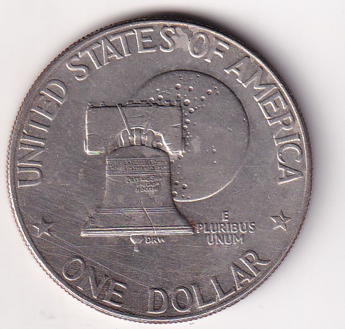 United States 1 Dollar "Eisenhower Dollar" 1976 (Bicentennial) Rare Coin#R-8