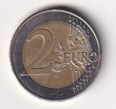 France 2 Euros 2022 (Jacques Chirac) Rare Bimetallic Commemorative Coin#R-10