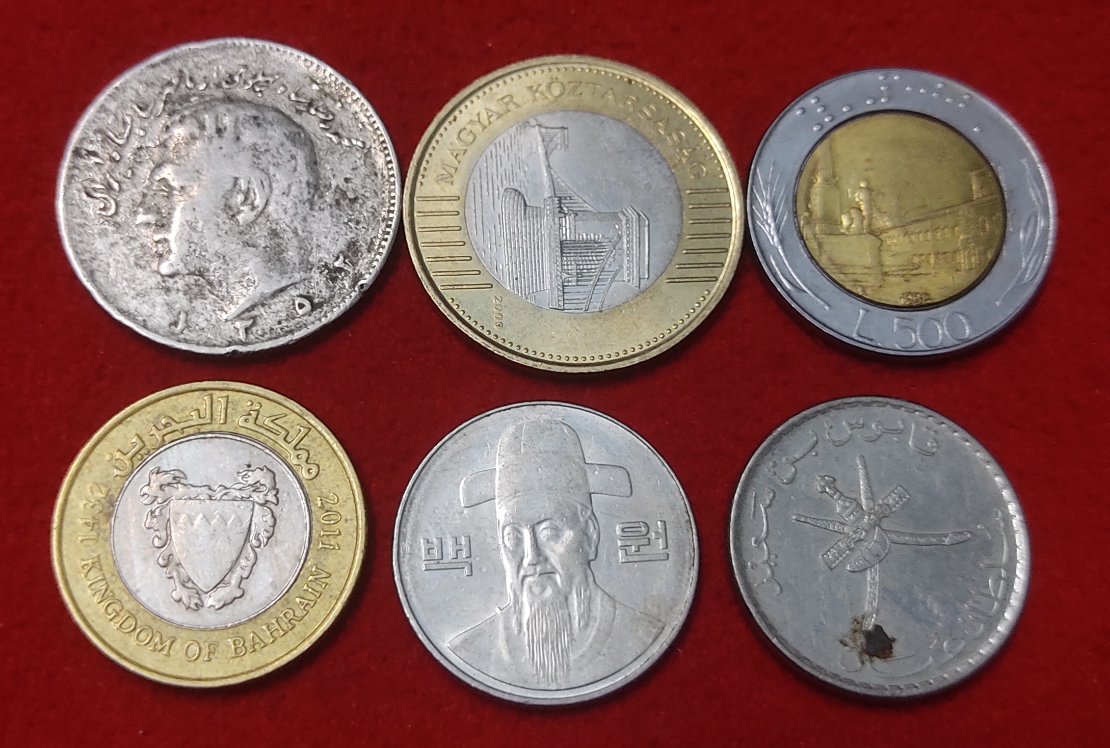 FOREIGN COIN LOT OF 6 COIN PRICE