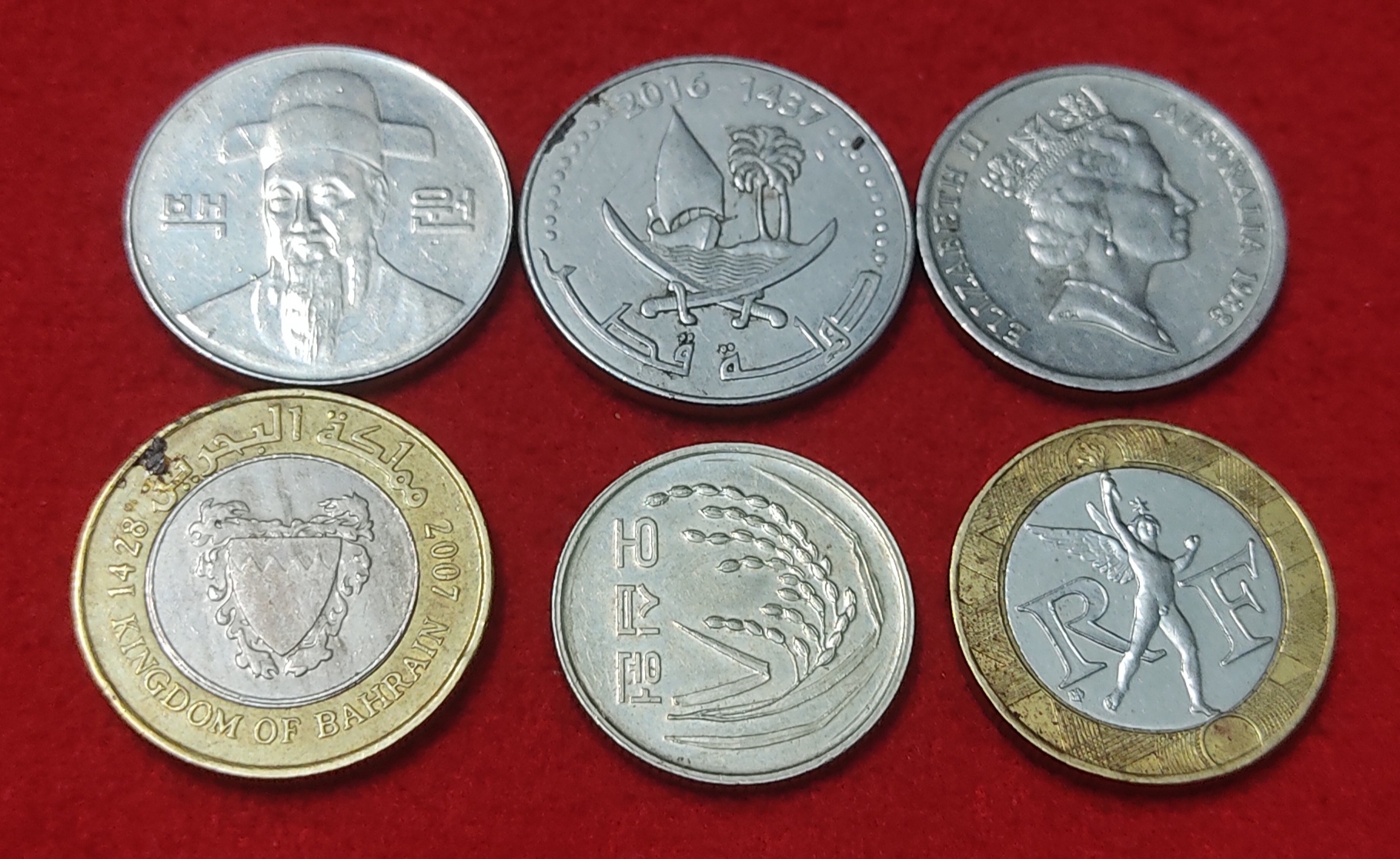 FOREIGN COIN LOT OF 6 COIN PRICE