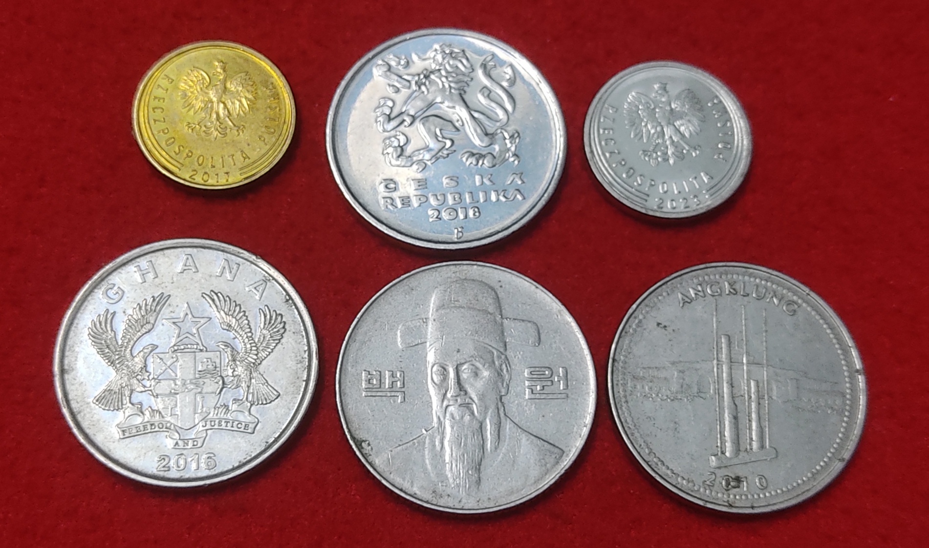 FOREIGN COIN LOT OF 6 COIN PRICE (Copy)