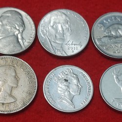 FOREIGN COIN LOT OF 6 COIN PRICE