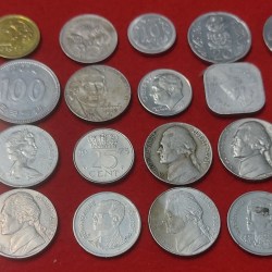 FOREIGN COIN LOT OF 24 COIN PRICE