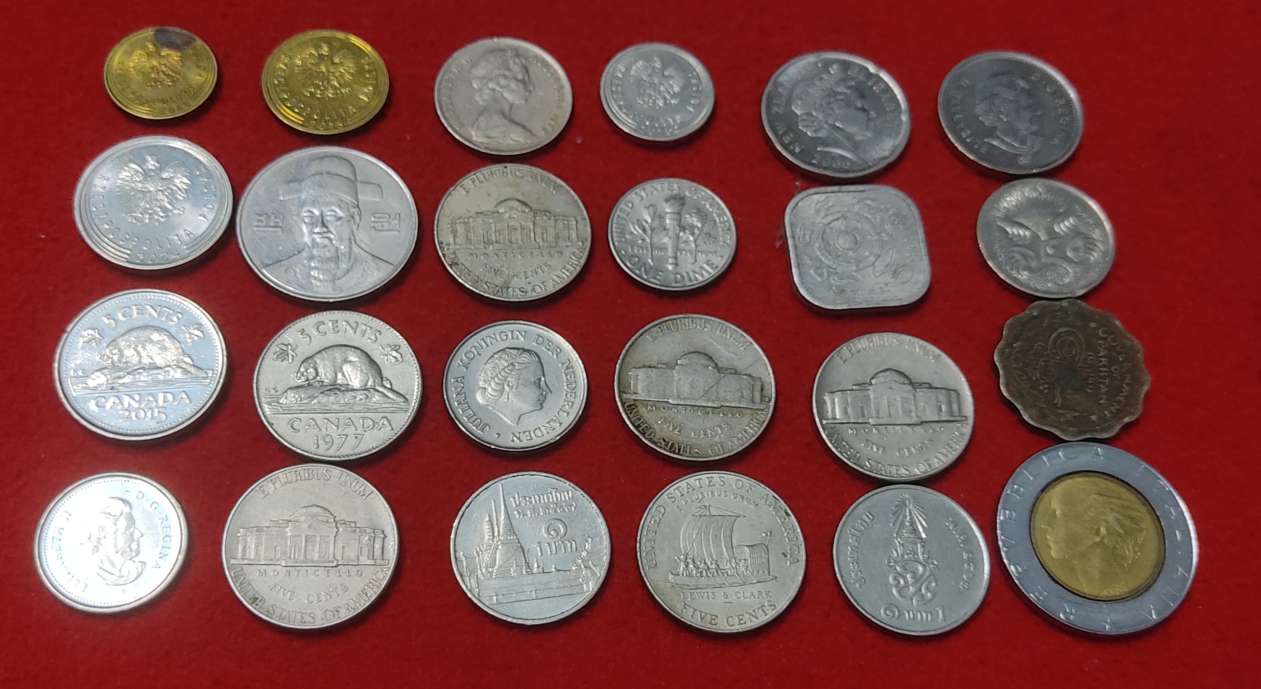 FOREIGN COIN LOT OF 24 COIN PRICE