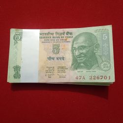 Five Rs Rare Mahatma Gandhi Ji Full Bundle Holy Number 786 Governor D Subbarao Unc Condition Reserve Bank of India 226701