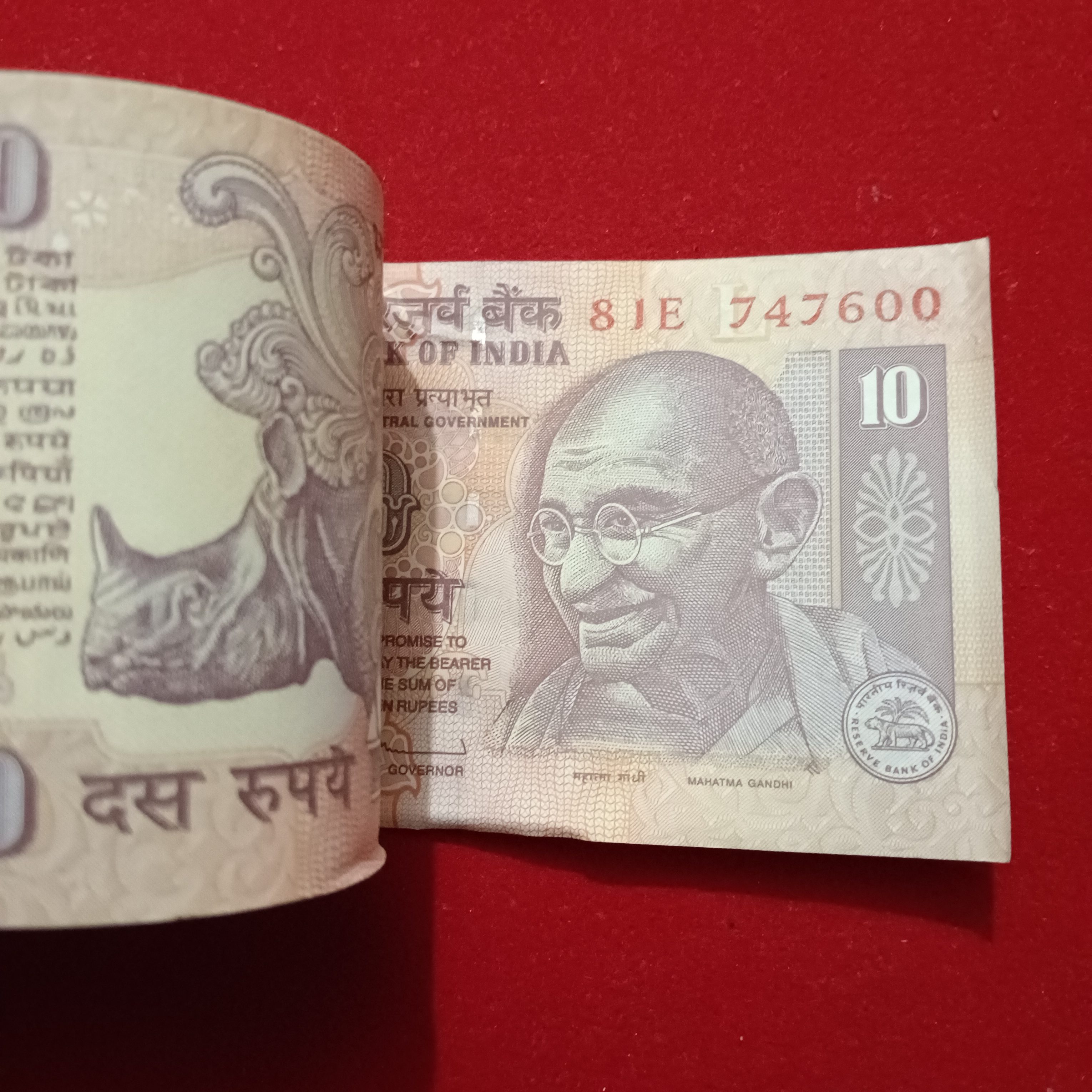 Ten Rs Rare Old Gandhi Ji Full Bundle Governor D Subbarao Year 2009 Reserve Bank of India 747501