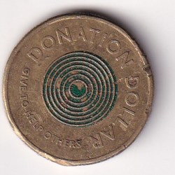 Australia 1 Dollar (Elizabeth II- Donation Dollar) 2021 Rare Commemorative Coloured Coin#R-16