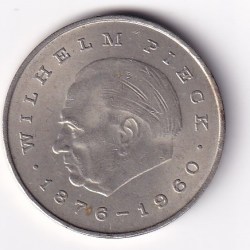 German 20 Mark 1972 - Wilhelm Pieck Rare Commemorative UNC Coin #R-43