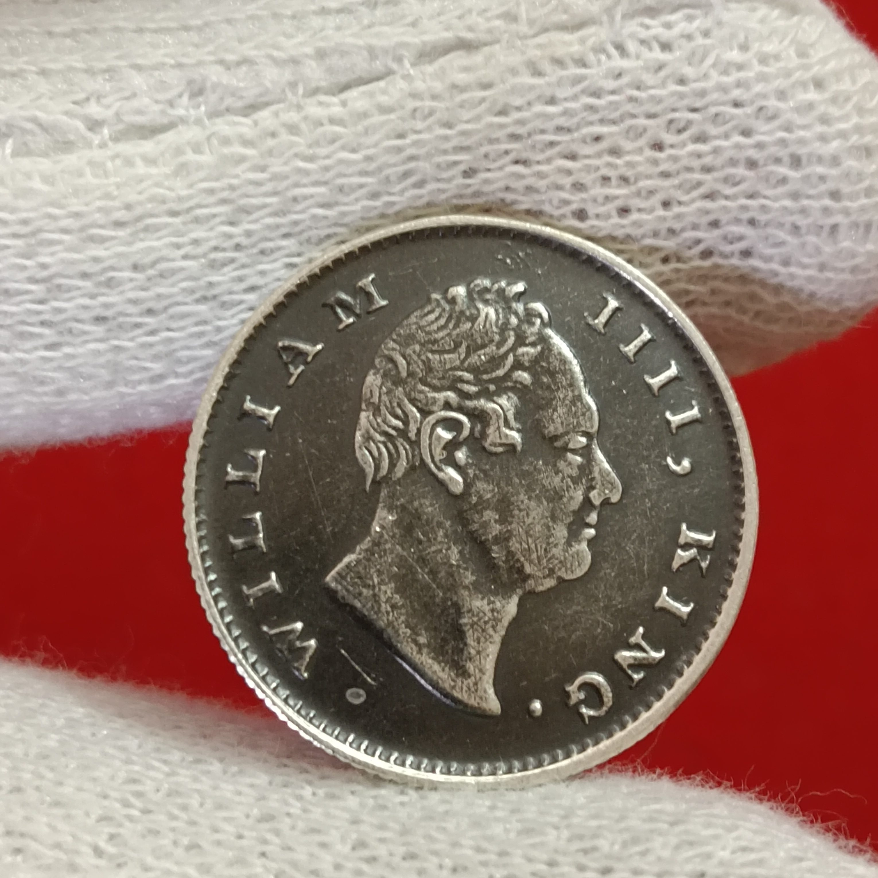 Extremely Rare Coin William IIII King Half Rupee Silver Coin 1835 East India Company Collectable Grade