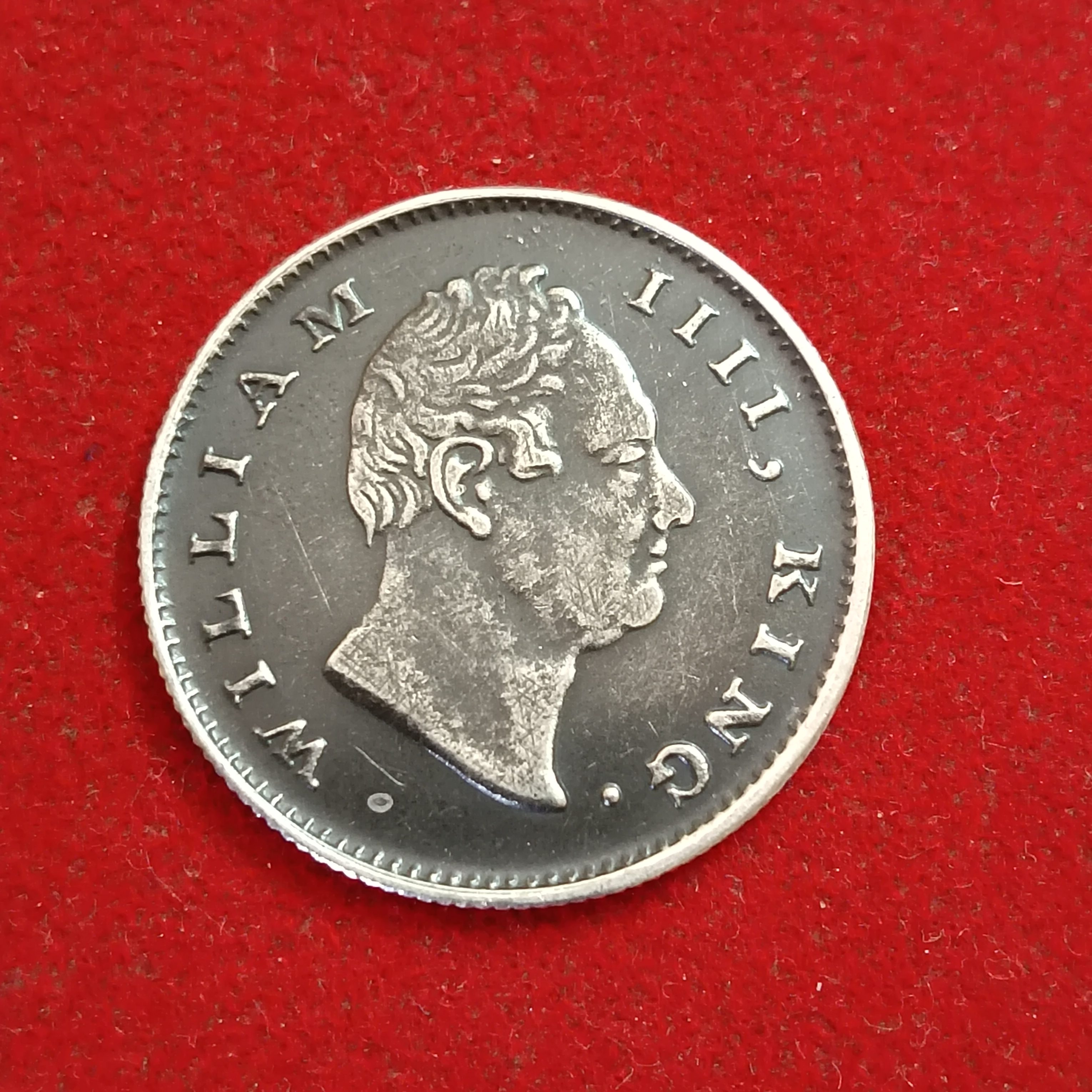 Extremely Rare Coin William IIII King Half Rupee Silver Coin 1835 East India Company Collectable Grade