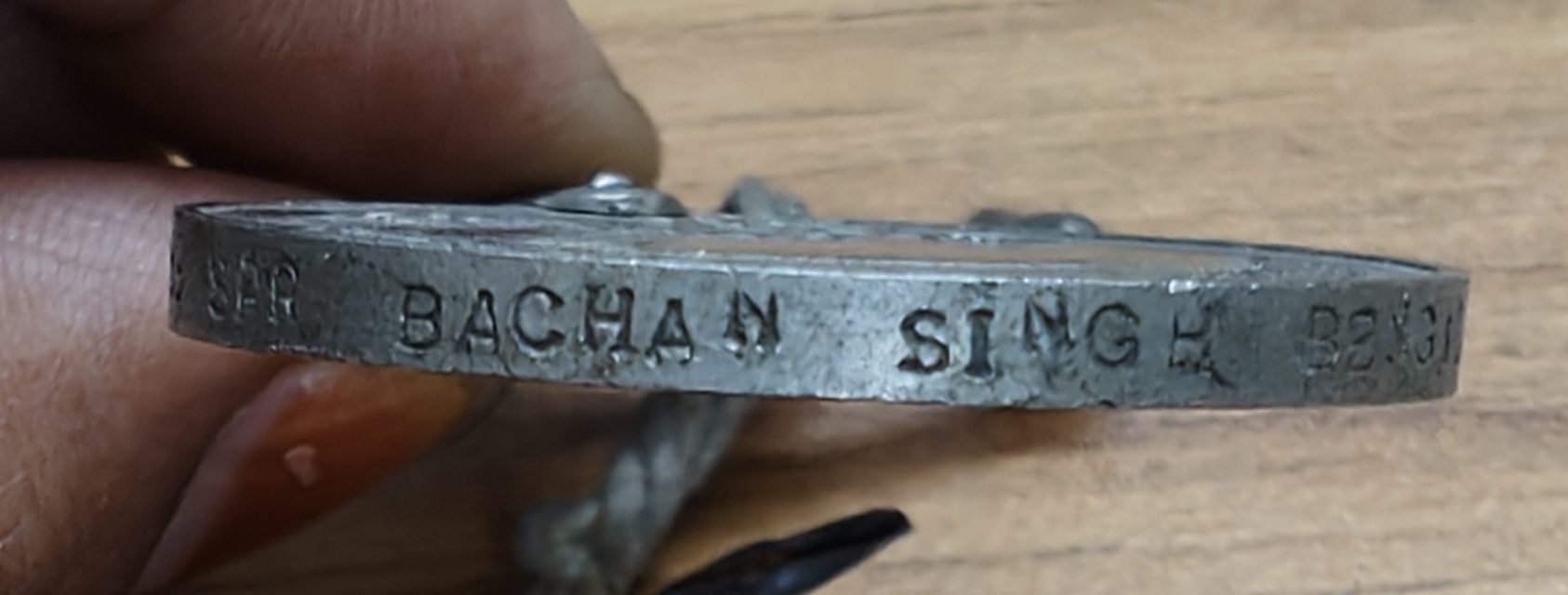 India Raksha Medal 1965 Rare Named Medal
