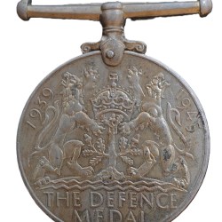United Kingdom 1945 Award - George VI Defence Medal Rare Commemorative Medal