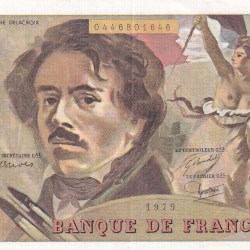 France 100 Francs Delacroix Rare Note #B2
