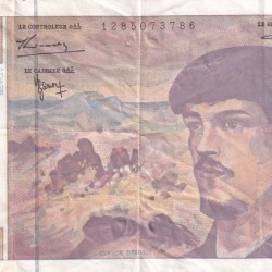 France 20 Francs – Debussy 1997 Rare Note With Ending 786 Fancy Number