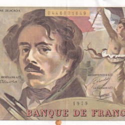 France 100 Francs Delacroix Rare Note #B2