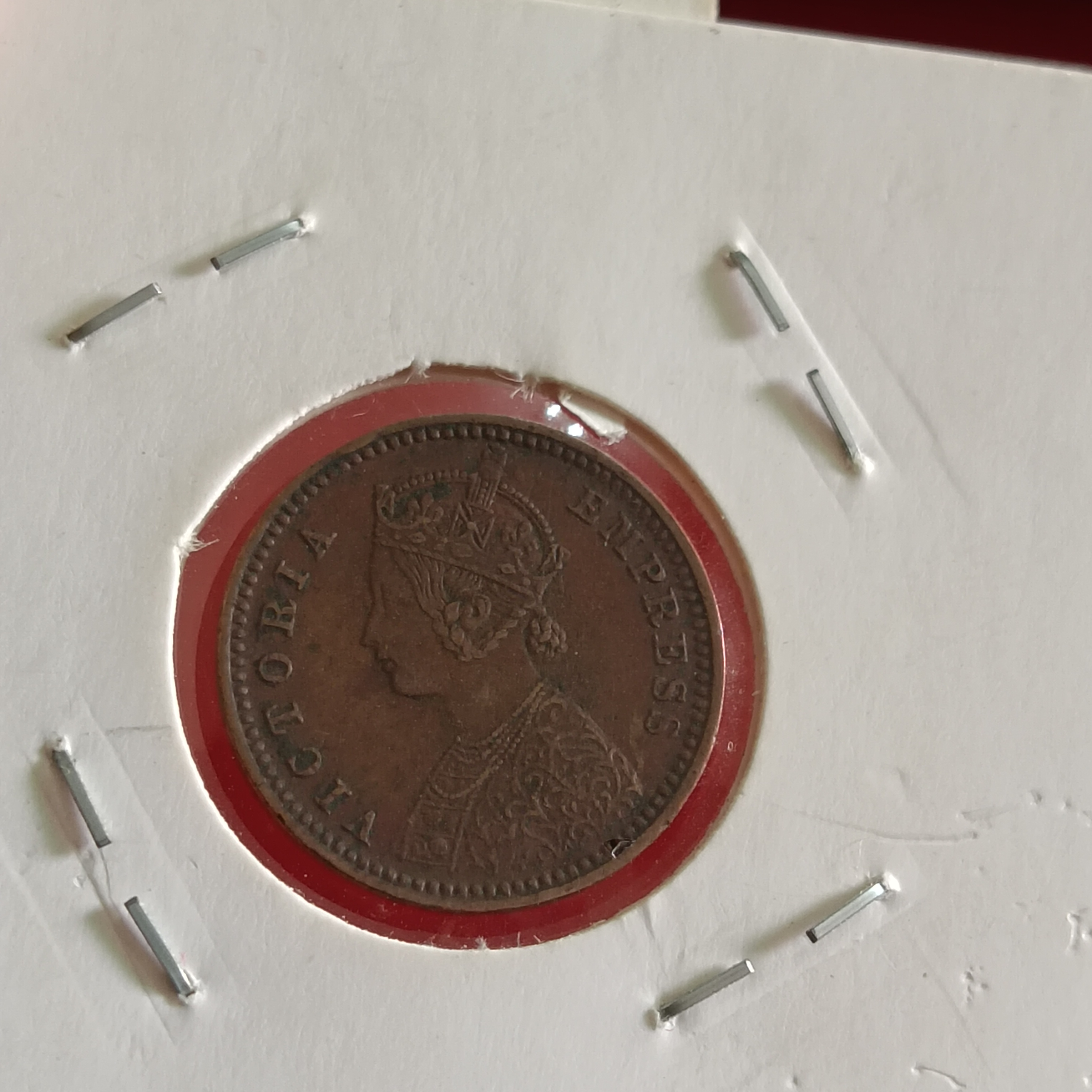 Victoria Empress 1/12 Anna Rare Coin 1888 Year Bombay Mint British of India