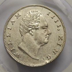 British India William One Rupee 1835 Silver Coin High Grade UNC RARE