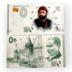 Europe 0 Hatira Sifir Lira Turkey Abdulaziz 32 Issue Limited and Collectibles Gem UNC Unique and Rare