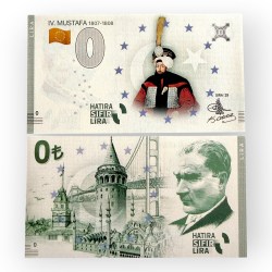 Europe 0 Hatira Sifir Lira Turkey Mustafa 29 Issue Limited and Collectibles Gem UNC Unique and Rare