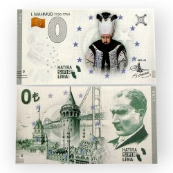 Europe 0 Hatira Sifir Lira Turkey Ahmed 23 Issue Limited and Collectibles Gem UNC Unique and Rare