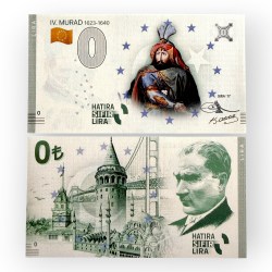 Europe 0 Hatira Sifir Lira Turkey Murad 17 Issue Limited and Collectibles Gem UNC Unique and Rare