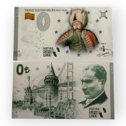 Europe 0 Hatira Sifir Lira Turkey Yavuz Sultan Selim 9 Issue Limited and Collectibles Gem UNC Unique and Rare