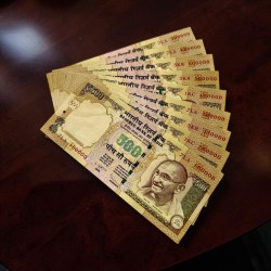 Rs 500 Mule Issue India Banknote Low Serial Number Set 100000 to 900000 Subharao 2014 Gem Unc Unique and Rare