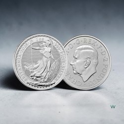 Britania Mint King Charles 2 Pounds Silver 1 Oz Pure Issue Ultra Unique and Rare