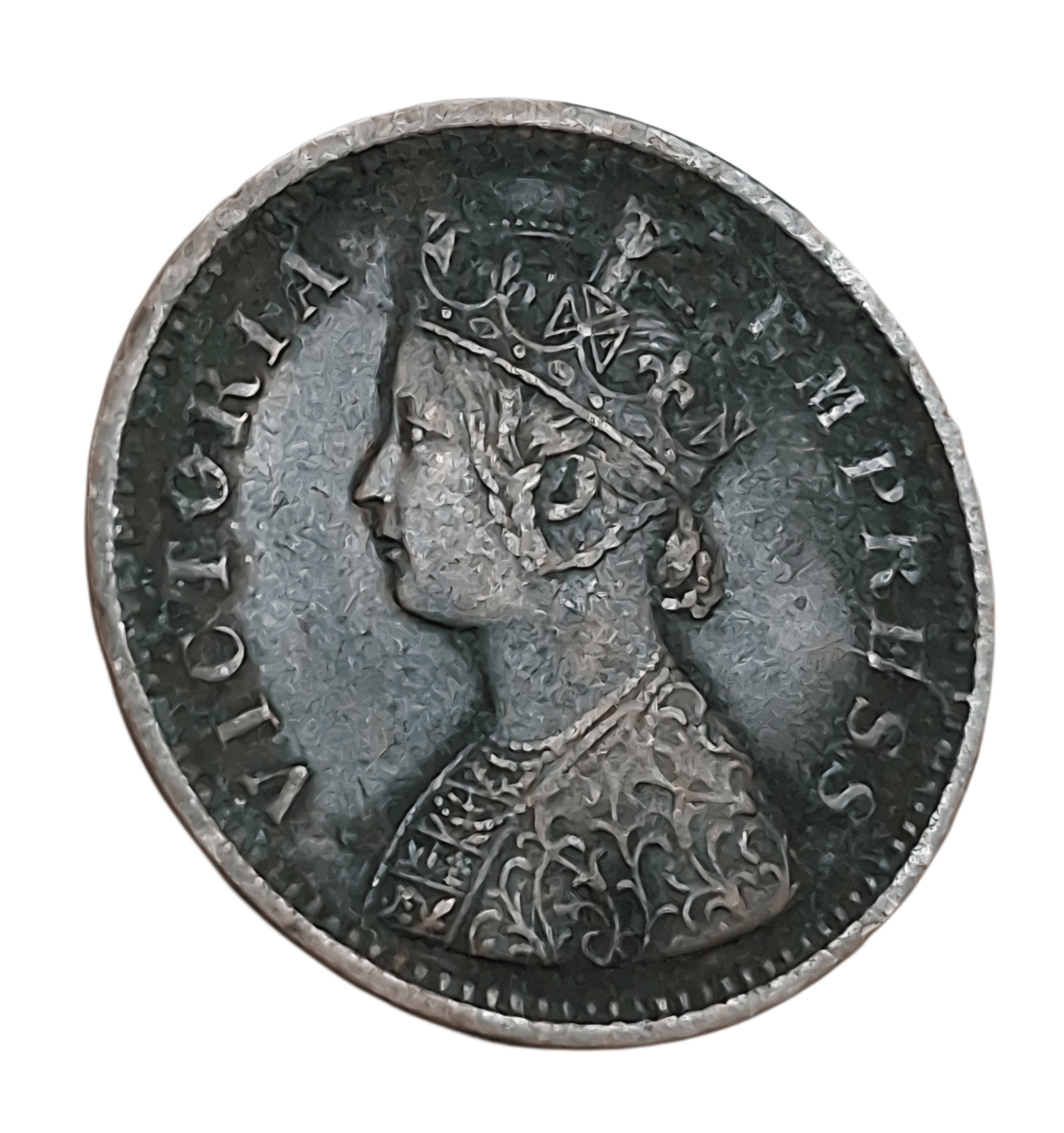 British India Copper 1/2 PICE Year 1888 VICTORIA EMPRESS **RARE** High Collectable Grade.