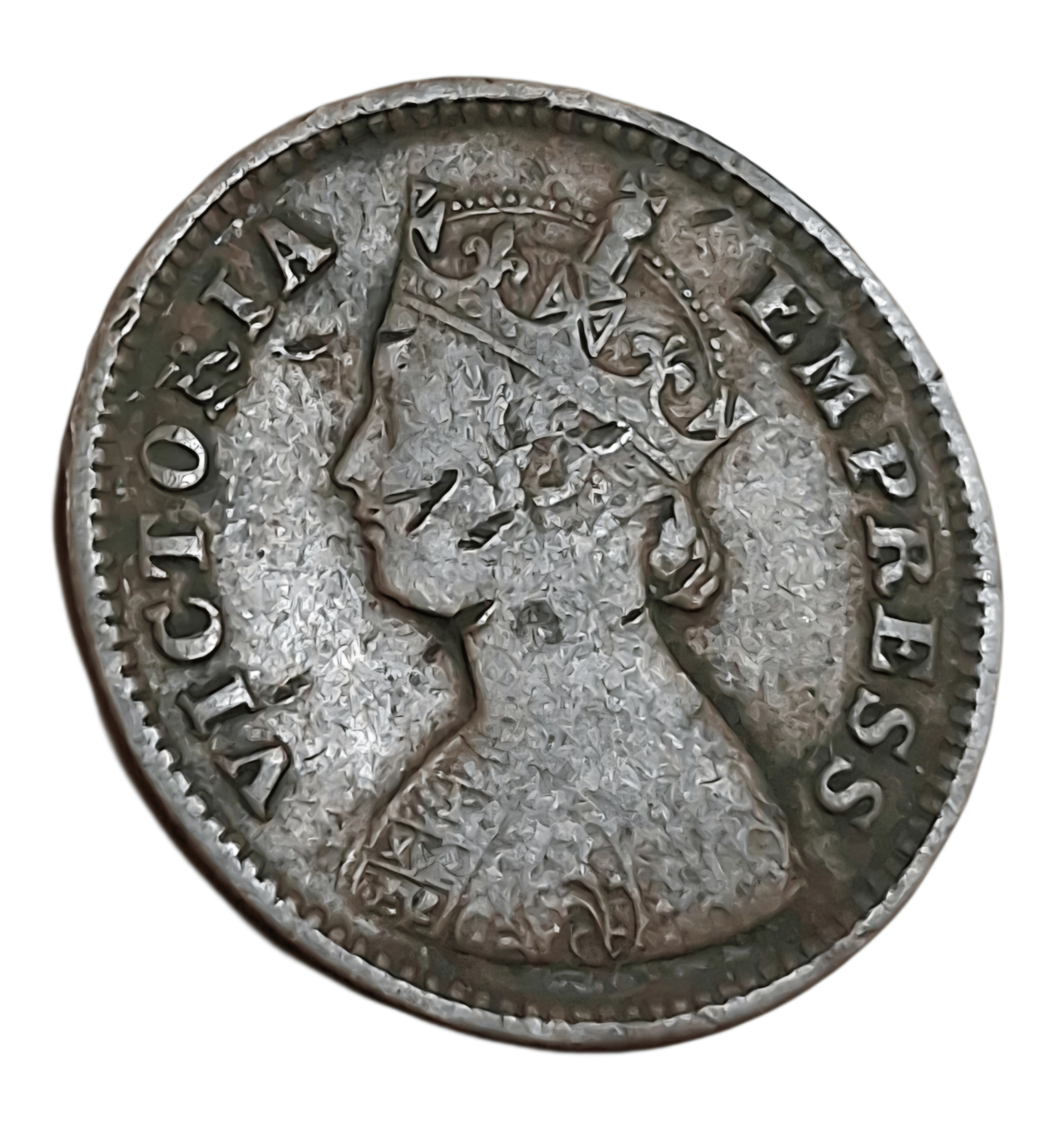 British India Copper 1/2 PICE Year 1900 VICTORIA EMPRESS in Collectable Grade.