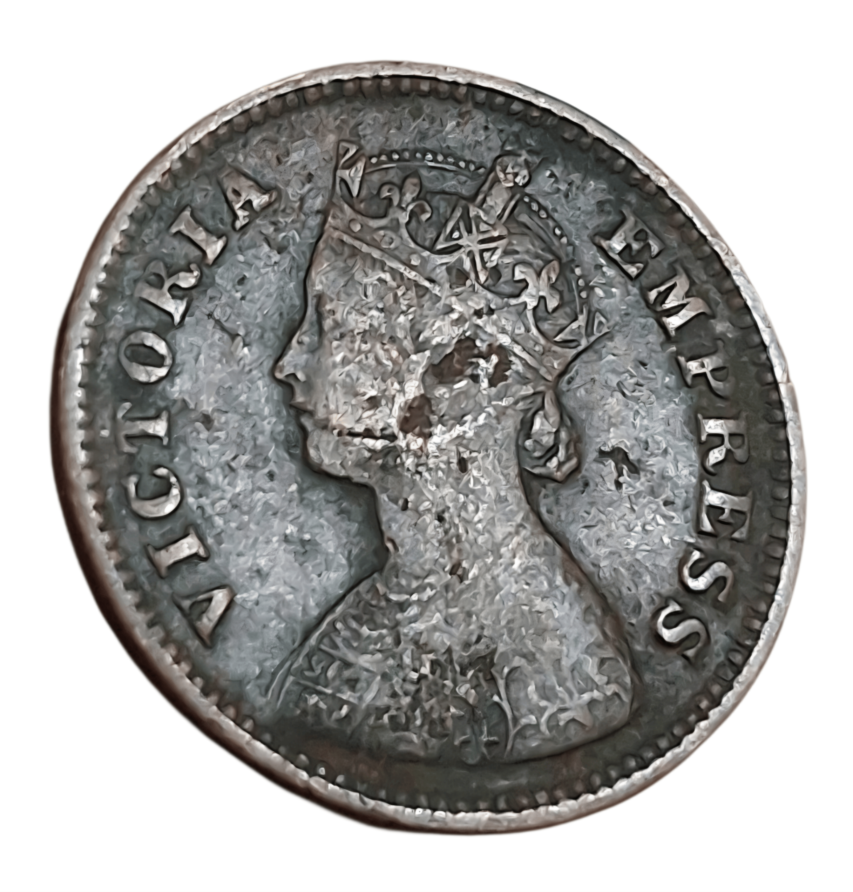 British India Copper 1/2 PICE Year 1901 VICTORIA EMPRESS in Collectable Grade.