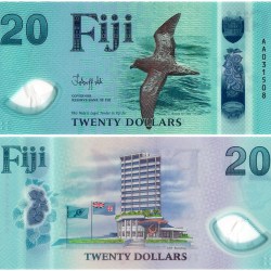 Fiji 20 Dollars World Banknote 2026 UNC Unique and Rare