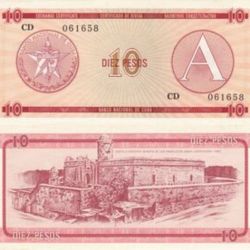 Cuba 1980s 10 Peso World Banknote Gem UNC Unique and Rare