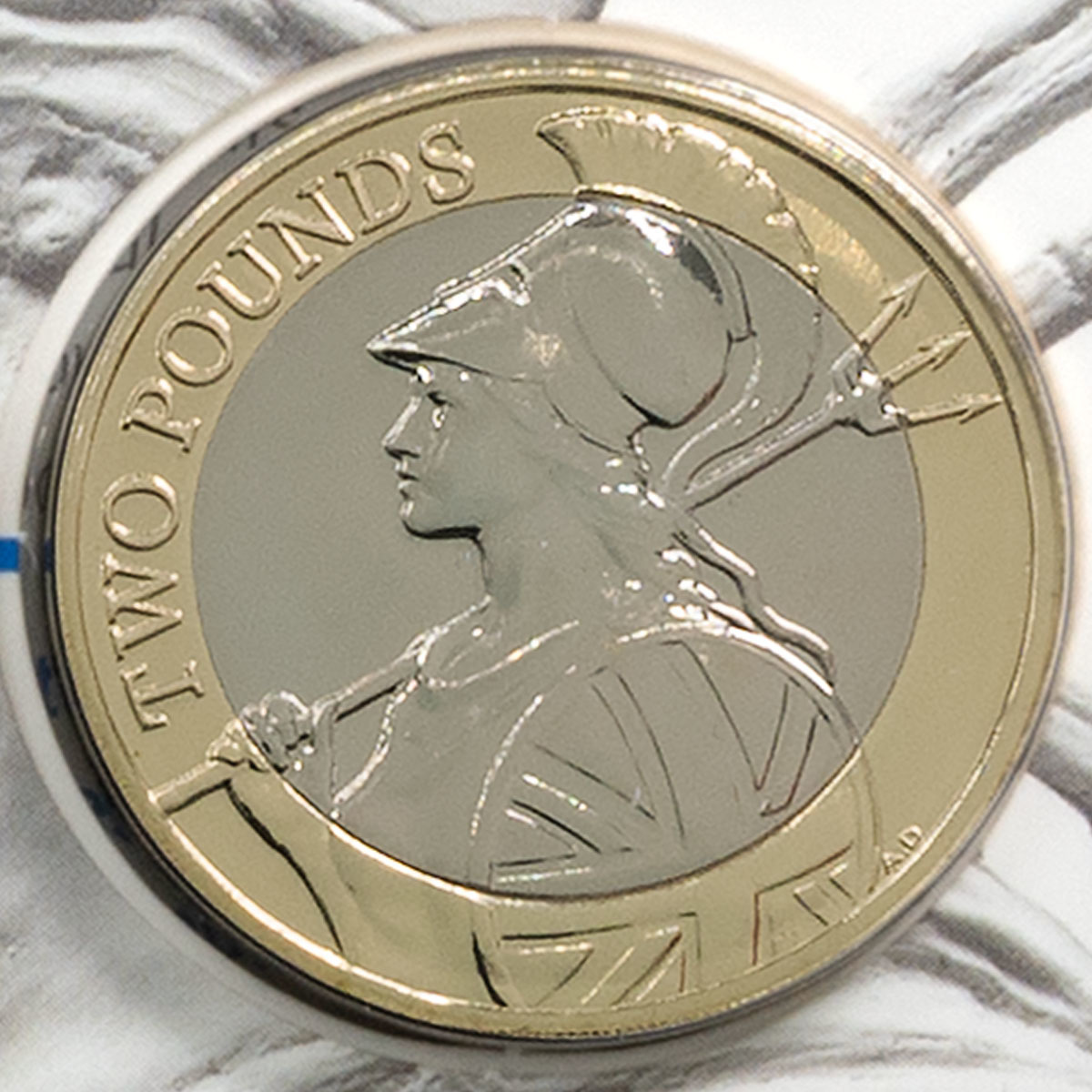 2015 Definitive Britannia Two Pound Brilliant Uncirculated Coin In Folder Unique and Rare