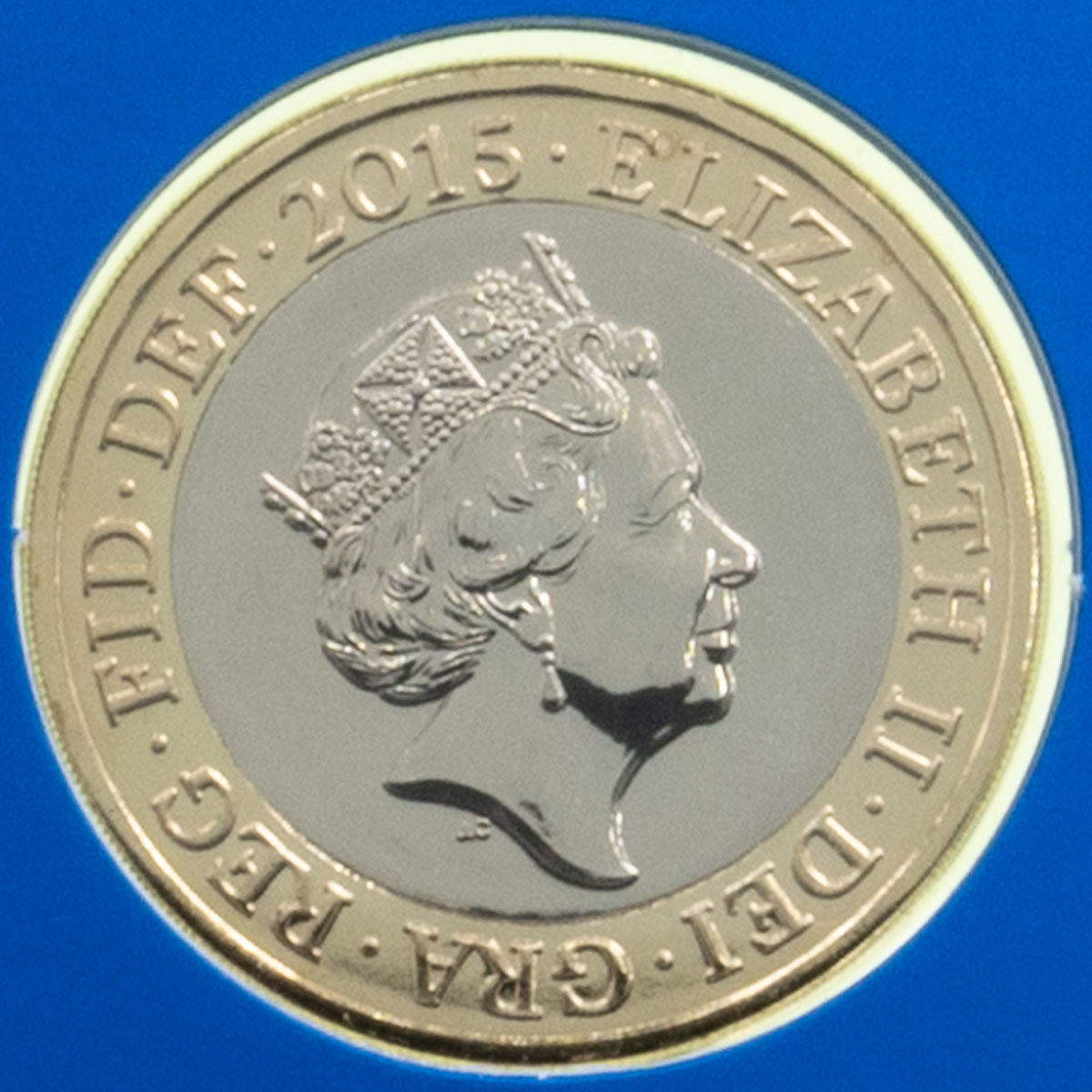 2015 Definitive Britannia Two Pound Brilliant Uncirculated Coin In Folder Unique and Rare